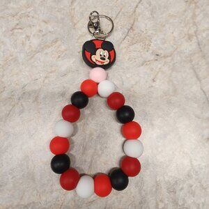 Mickey Mouse Beaded Keychain